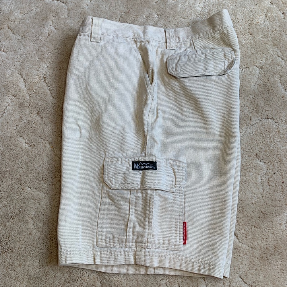 Manastash men’s hemp cargo shorts SZ large